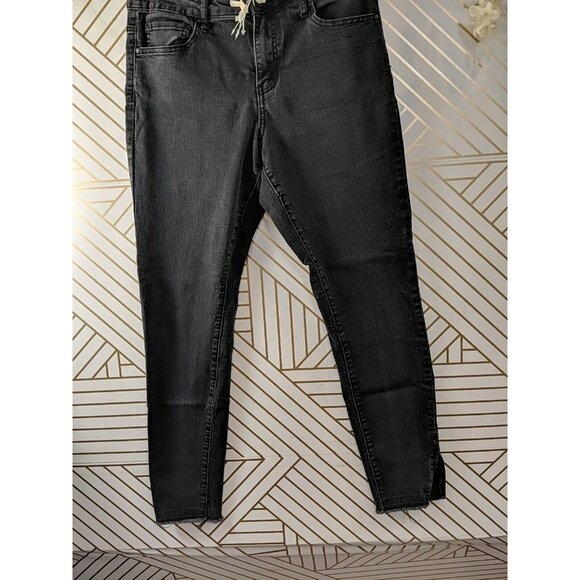 V 1969 Women's  Italia Abbigliamento Sportivo SRL Skinny Jeans Black Size 30/10 - Picture 5 of 10